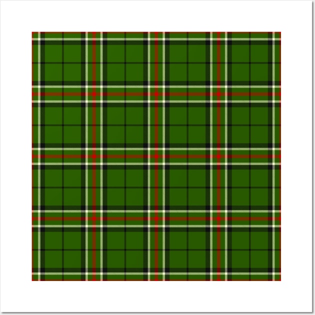 Green, Black, Red and White Tartan Pattern Wall Art by sifis